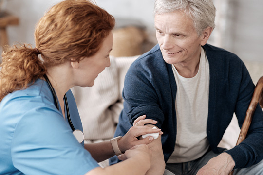 Physician and patient