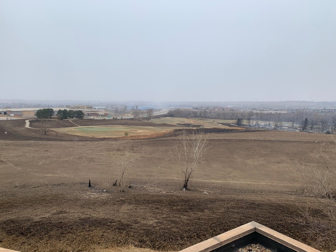 view of burn