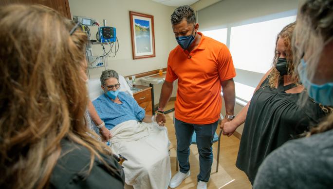 Russell Wilson Visits Patients