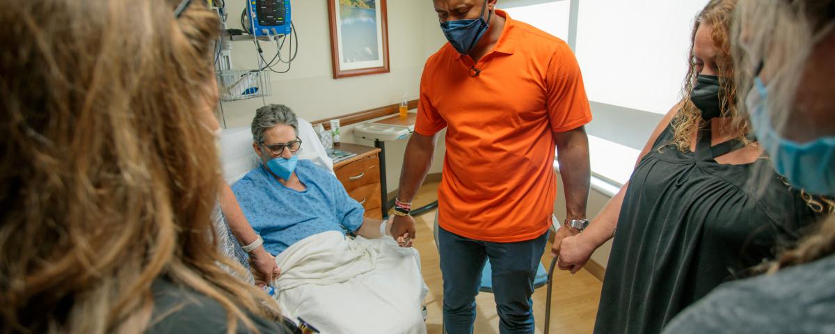 Russell Wilson Visits Patients